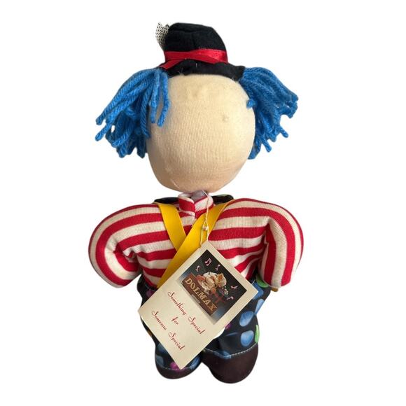 Vintage Dolmax Wind Up Musical Small World Clown Doll - Picture 7 of 10